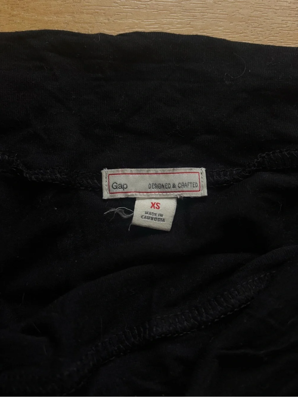 GAP Black Foldover Skirt size XS - Picture 2 of 2